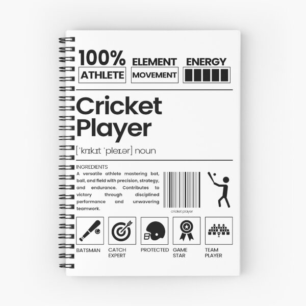 Item preview, Cricket Player || Jobs Series - Black designed and sold by bySirena.