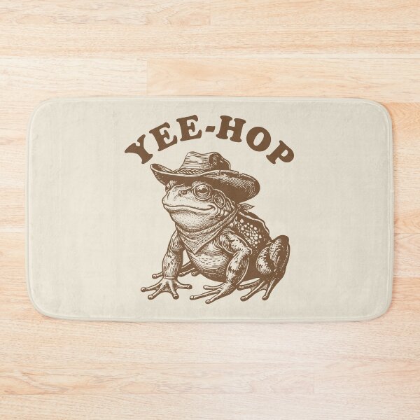 Item preview, Yee-Hop Frog Cowboy Retro Western Rodeo designed and sold by Y-Vibes.