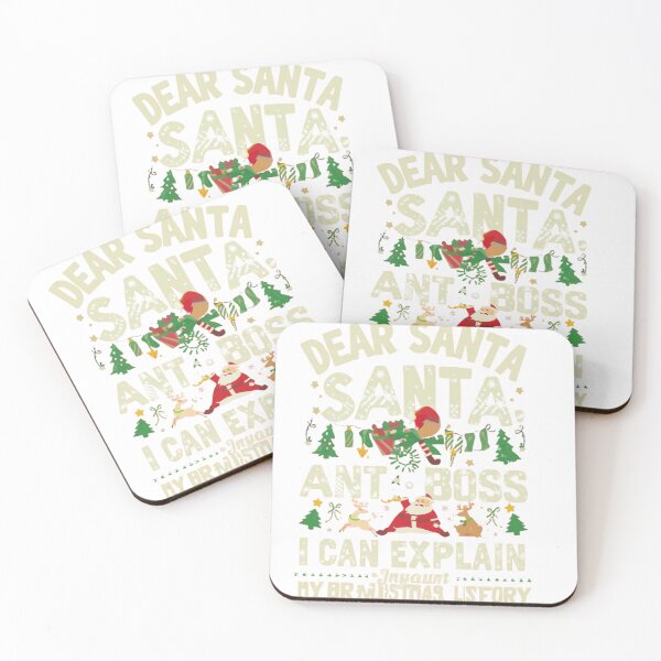 Item preview, Dear Santa Santa Ant-Boss I Can Explain T-Shirt | Funny Christmas Tee designed and sold by YASboutik.