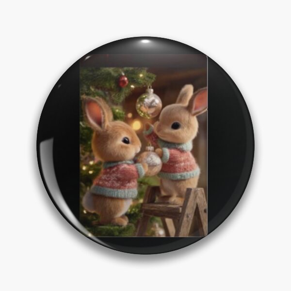 Item preview, Christmas Magic with Little Bunnies designed and sold by zuzzelek44.