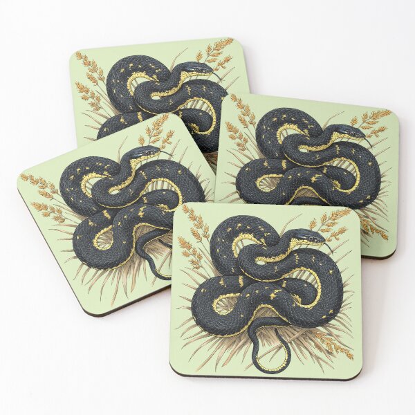 Item preview, Speckled Kingsnake in Wheat Grass designed and sold by BirdsnStuff.
