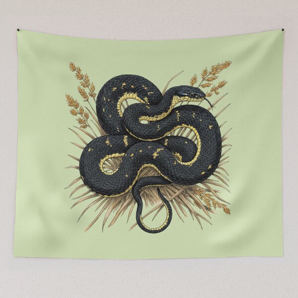 Item preview, Speckled Kingsnake in Wheat Grass designed and sold by BirdsnStuff.