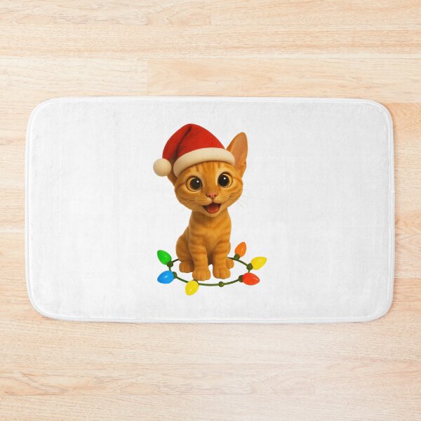 Item preview, Christmas Cornish Rex Cat designed and sold by Sillytoe.