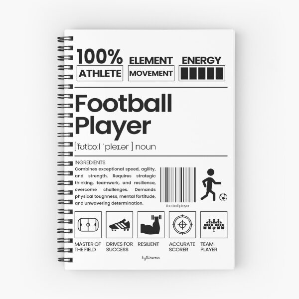 Item preview, Football Player || Jobs Series - Black designed and sold by bySirena.