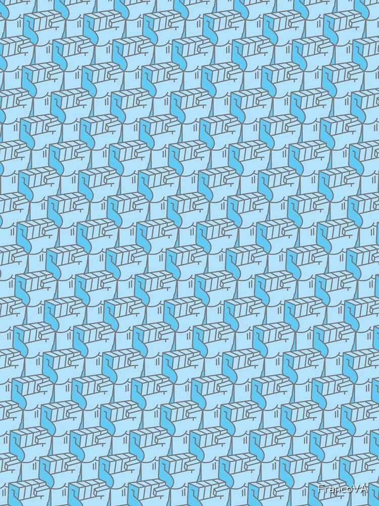 Thumbnail 4 of 4, Samsung Galaxy Phone Case, Movement In Blue Pattern designed and sold by FrancoVA.