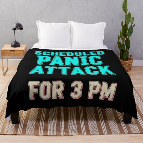 Item preview, Scheduled Panic Attack 3 PM Anxiety Humor T-Shirt Sticker Gift Idea designed and sold by Design_Your_Day.