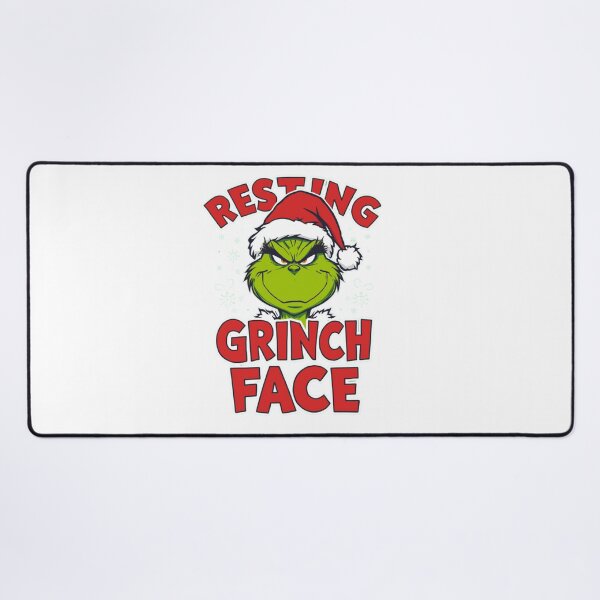 Item preview, Resting Grinch Face Tee | Grinch Santa Hat Christmas Shirt designed and sold by YASboutik.