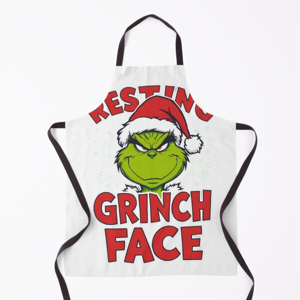 Item preview, Resting Grinch Face Tee | Grinch Santa Hat Christmas Shirt designed and sold by YASboutik.