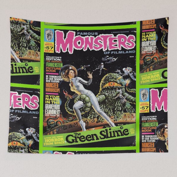 Item preview, FAMOUS MONSTERS - GREEN SLIME designed and sold by EyesofCC.