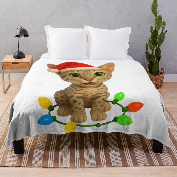 Item preview, Christmas Egyptian Mau Cat designed and sold by Sillytoe.