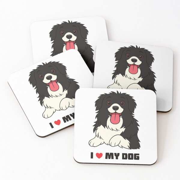 Artikelvorschau, Ich liebe meinen Hund – Border Collie 01 entworfen und verkauft von Stickmore100.