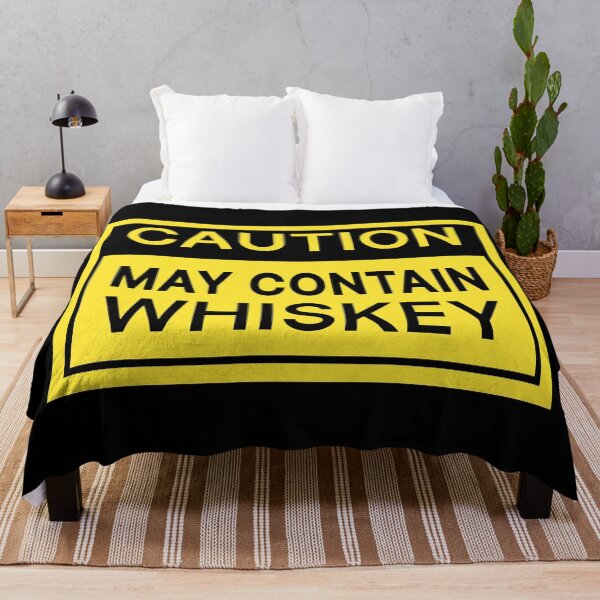 Item preview, Caution May Contain Whiskey designed and sold by Jeallan Designs.