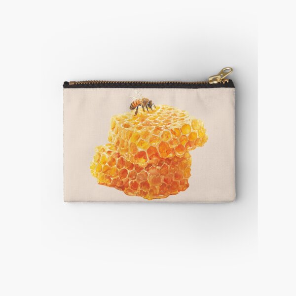 Item preview, Two Pieces of Honeycomb and a Bee designed and sold by Violet Peonies.