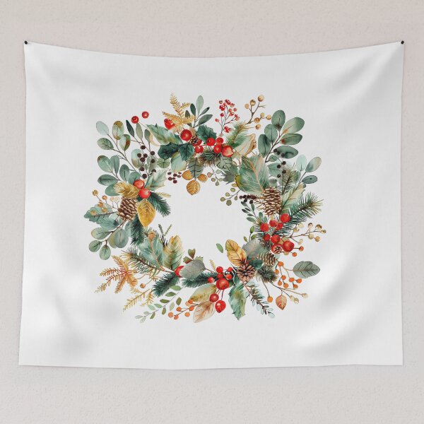Item preview, Festive Winter Wreath designed and sold by Liededrom..