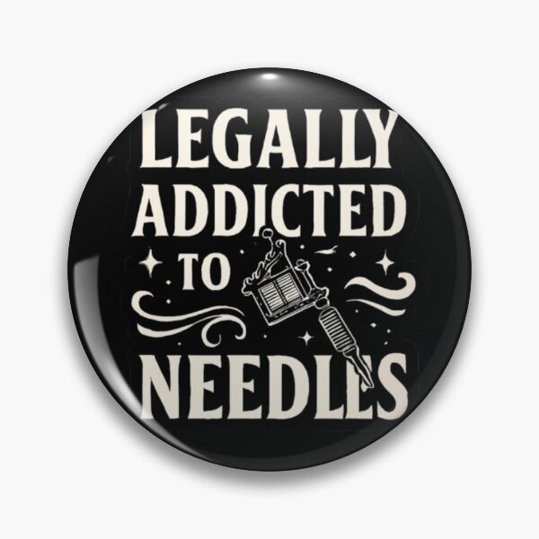 Item preview, Legally Addicted to Needles Tattoos Lover designed and sold by Lia Vina.