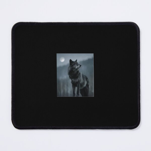 Item preview, Moonlit Wolf Silhouette designed and sold by zuzzelek44.