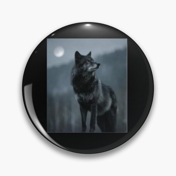 Item preview, Moonlit Wolf Silhouette designed and sold by zuzzelek44.