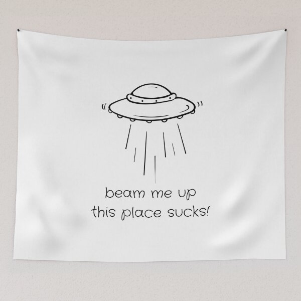 Item preview, Stranger Things Beam Me Up This Places Sucks designed and sold by lavndershrtdays.