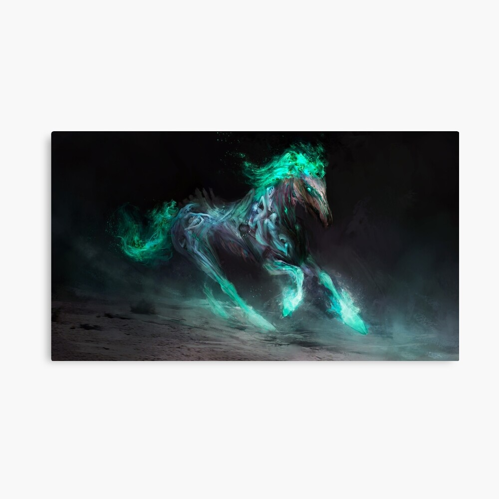 Despair, the Pale Horse Canvas Print