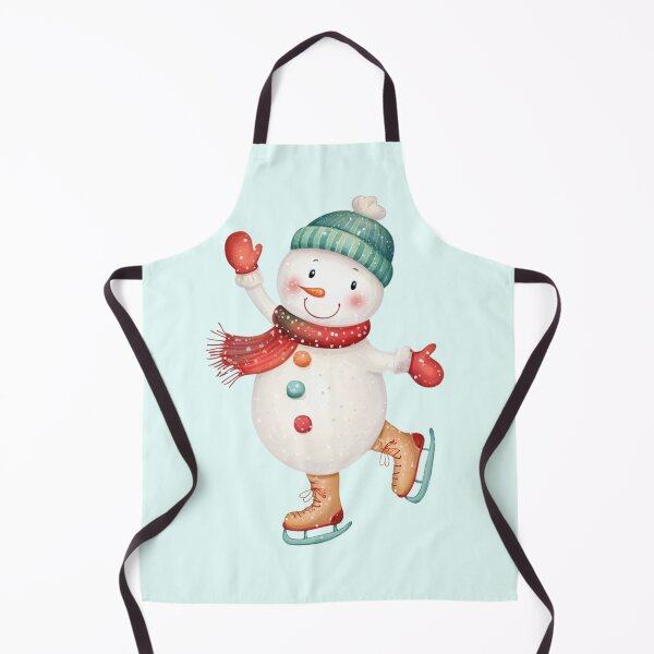 Item preview, Ice Skating Snowman – Cute & Whimsical Winter Design designed and sold by BeeJoyDesign.