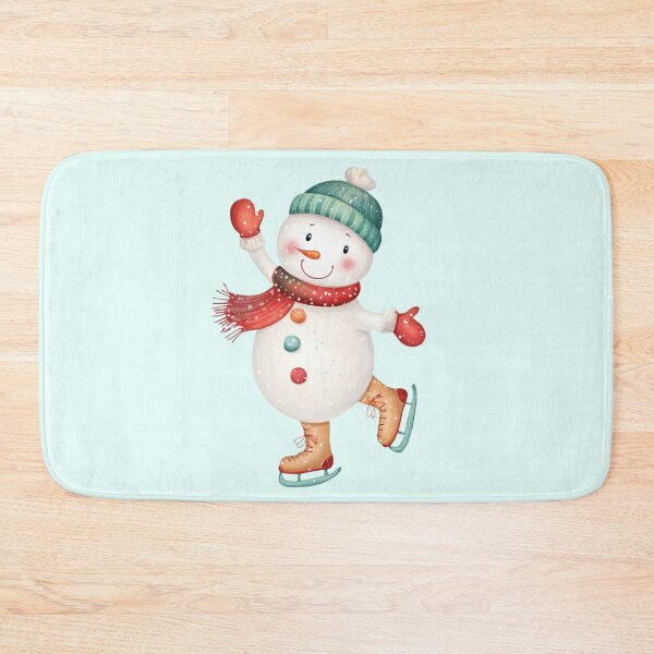 Item preview, Ice Skating Snowman – Cute & Whimsical Winter Design designed and sold by BeeJoyDesign.