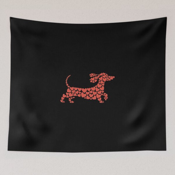 Item preview, Valentine's Day dachshund designed and sold by jkrphoto.