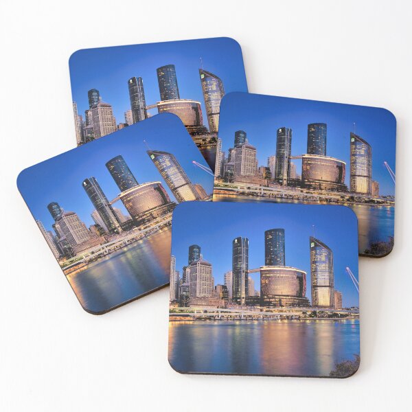 Item preview, Brisbane Cityscape at Dusk designed and sold by pcole123.