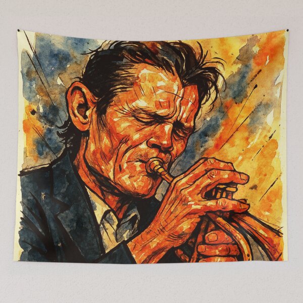 Item preview, Chet Baker Legendary Jazz Trumpeter designed and sold by Sarcastic designs.