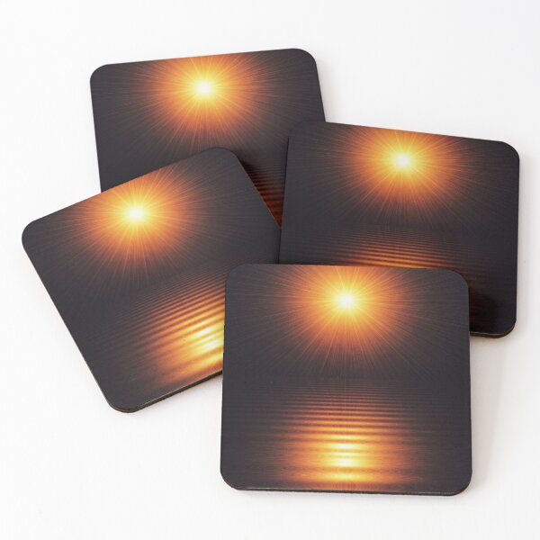 Item preview, Sunburst over water art designed and sold by Floor47.