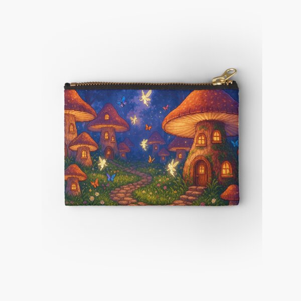 Item preview, Mushroom Fairy Land Pixel Art designed and sold by Vibrantpixel47.