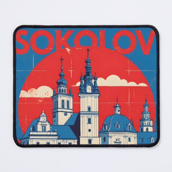 Item preview, Sokolov Cezch Republic 1950s Retro Poster Tourism designed and sold by TravelersGems.