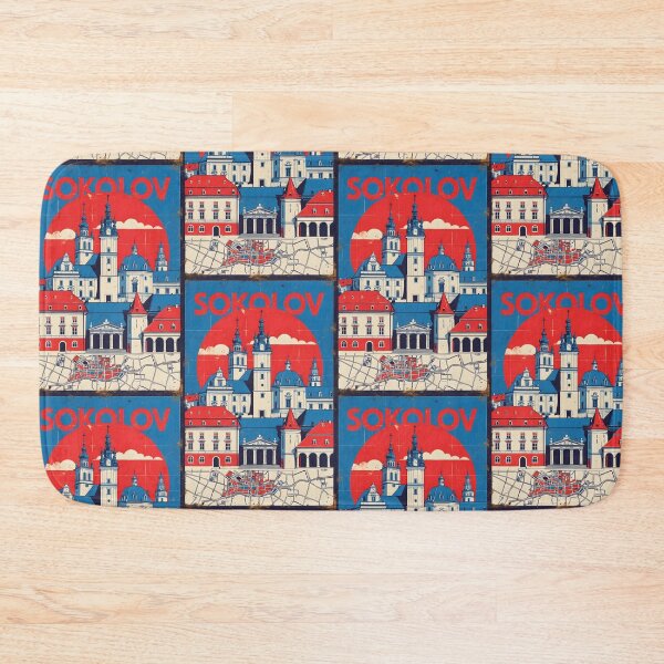 Item preview, Sokolov Cezch Republic 1950s Retro Poster Tourism designed and sold by TravelersGems.