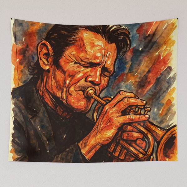 Item preview, Chet Baker designed and sold by Sarcastic designs.