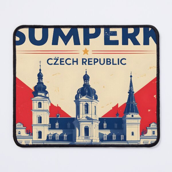 Item preview, Sumperk Cezch Republic 1950s Retro Poster Tourism designed and sold by TravelersGems.