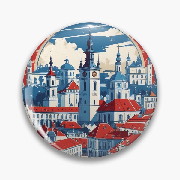 Item preview, Tabor Cezch Republic 1950s Retro Poster Tourism designed and sold by TravelersGems.