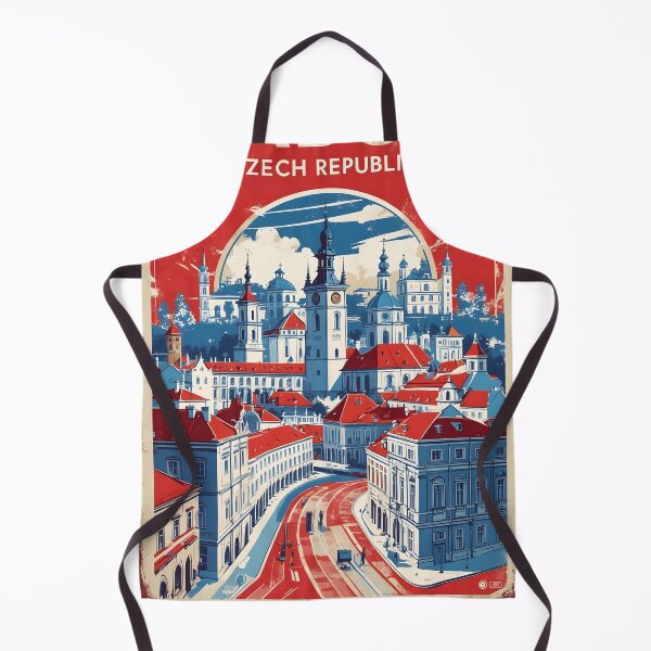 Item preview, Tabor Cezch Republic 1950s Retro Poster Tourism designed and sold by TravelersGems.