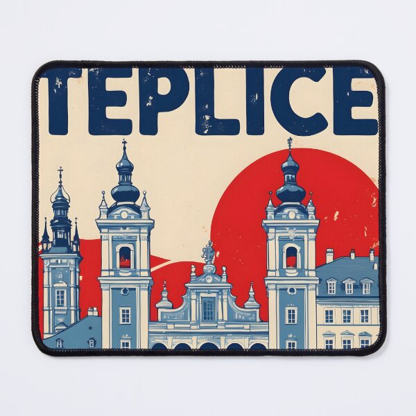 Item preview, Teplice Cezch Republic 1950s Retro Poster Tourism designed and sold by TravelersGems.