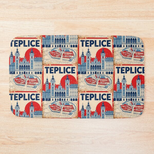 Item preview, Teplice Cezch Republic 1950s Retro Poster Tourism designed and sold by TravelersGems.