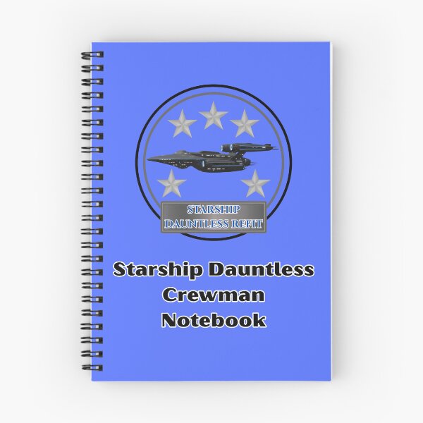 Item preview, Starship Dauntless Crewman Notebook designed and sold by DauntlessMerch.