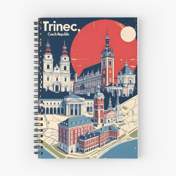 Item preview, Trinec Cezch Republic 1950s Retro Poster Tourism designed and sold by TravelersGems.
