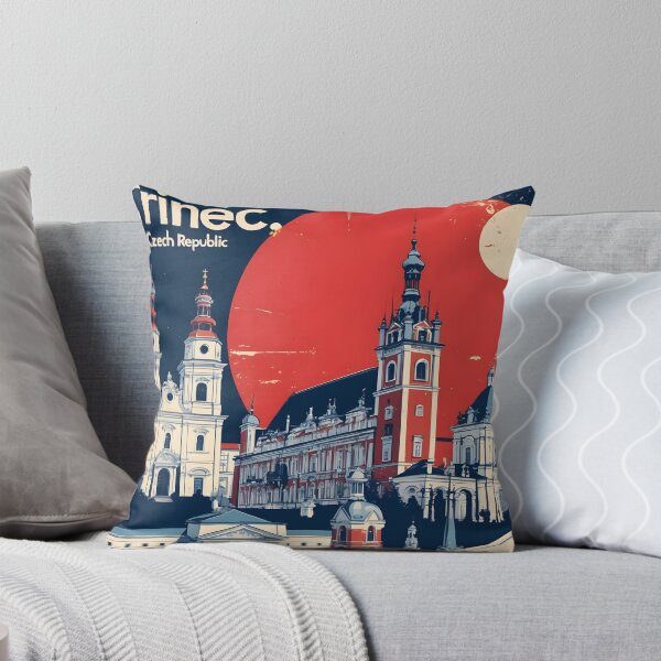 Item preview, Trinec Cezch Republic 1950s Retro Poster Tourism designed and sold by TravelersGems.