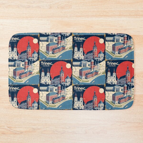 Item preview, Trinec Cezch Republic 1950s Retro Poster Tourism designed and sold by TravelersGems.