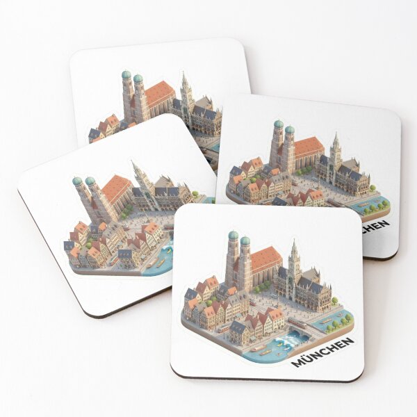 Item preview, Munich Germany City Sticker designed and sold by HoseIgnacio.
