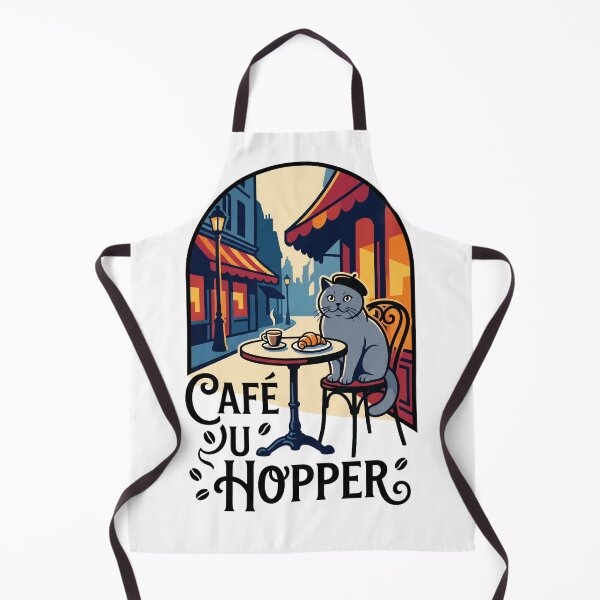 Item preview, Café Hopper Paris Coffee Travel Cat designed and sold by Quillway.