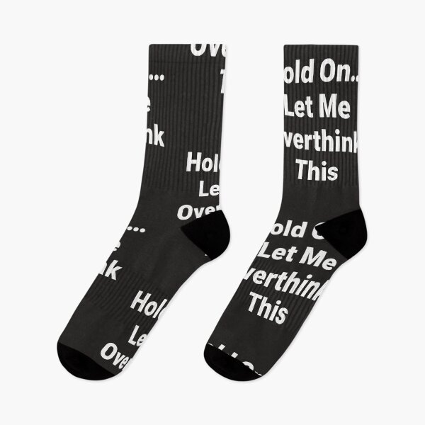 Item preview, Overthink This – Funny Anxiety Minimal Quote designed and sold by CuteOasis.