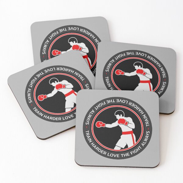 Item preview, Boxing - Train Harder Love the Fight Boxing Motivation Box Logo designed and sold by KiwiRider.
