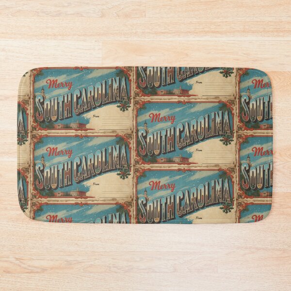 Item preview, Merry Christmas From South Carolina USA Postcard Greetings Retro Travel Vintage designed and sold by TravelPostcardGems.