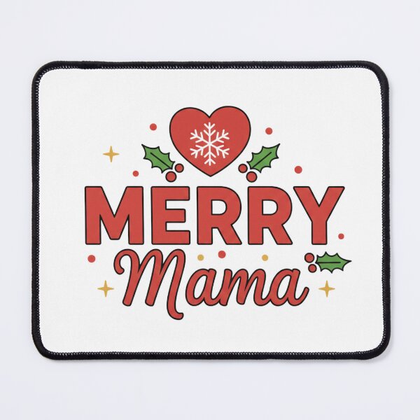 Item preview, ✨ Merry Mama Christmas T-Shirt – Cute Holiday Mom Design | Perfect Gift for Moms designed and sold by ZYNORAworld.
