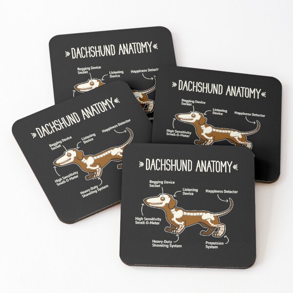 Item preview, Dachshund Anatomy - Hallowiener  designed and sold by VaniTee Fair.