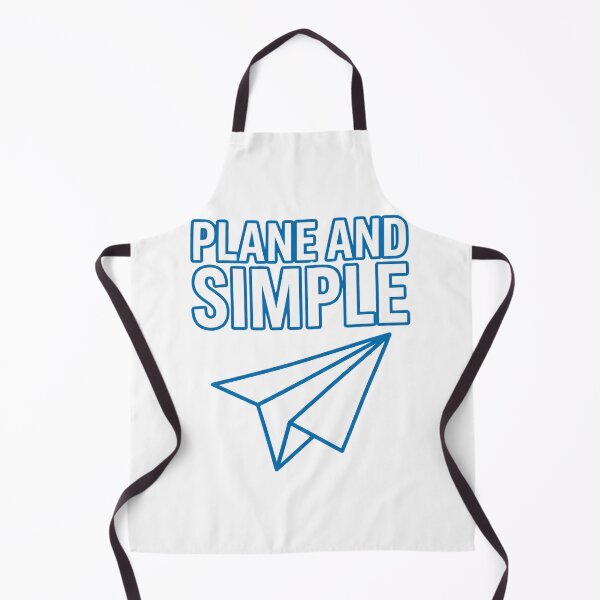 Item preview, Plane And Simple Minimalist Paper Airplane Pun designed and sold by Quillway.